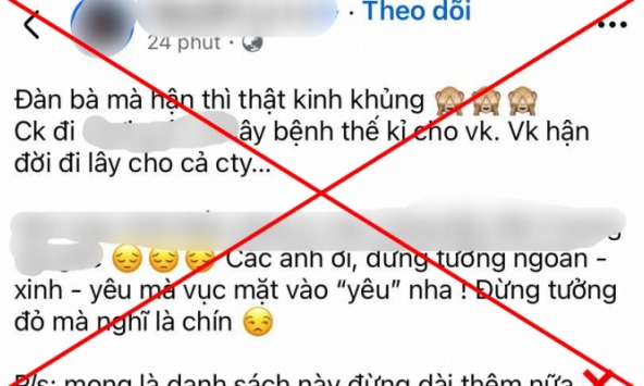 Dân mạng ùa nhau chia sẻ thông tin nữ công nhân nhiễm HIV liên quan nhiều đồng nghiệp nam: Hành vi phạm pháp và đáng lên án