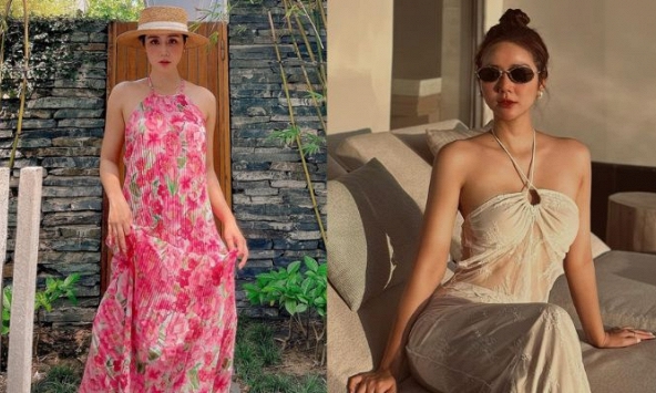 Tham khảo thời trang đi du lịch trẻ trung, ăn ảnh của Huyền Lizzie