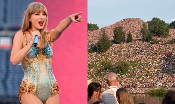 Taylor Swift chỉ thẳng mặt 50.000 fan 'xem chùa'