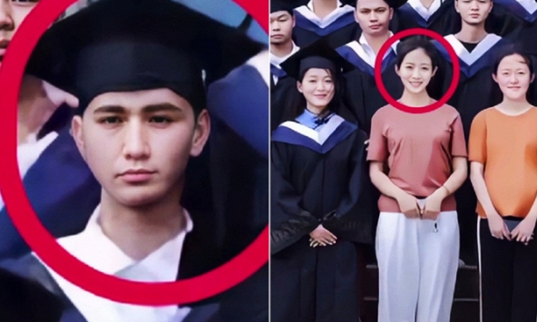 Tình yêu cô - trò chênh lệch 6 tuổi gây sốt MXH, nhìn kỹ ảnh tốt nghiệp phát hiện 1 chi tiết trùng hợp: Đúng là duyên tiền định!