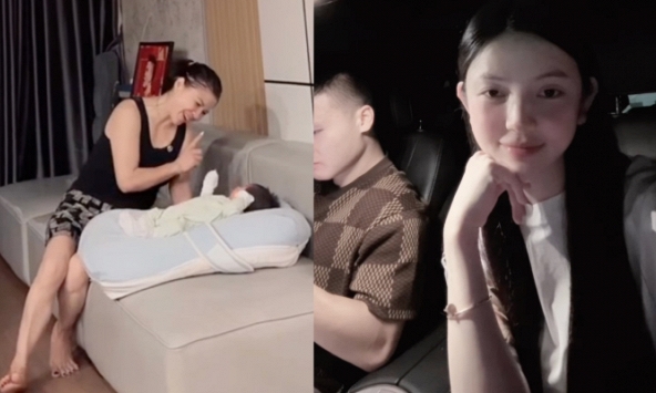 Bất ngờ với nhan sắc của mẹ bỉm Chu Thanh Huyền khi lộ diện cùng Quang Hải, 'soi' một chi tiết thấy ngay mối quan hệ với mẹ chồng