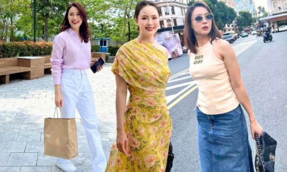 Mặc đồ sáng màu trẻ xinh mà vẫn thanh lịch như Hồng Diễm