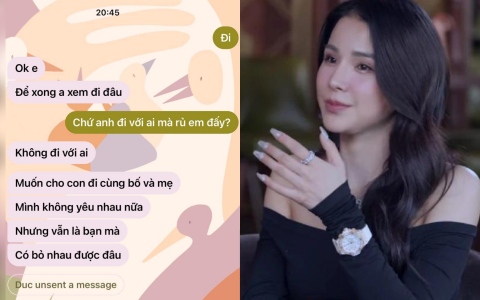 Diệp Lâm Anh tiếp tục công khai đoạn tin nhắn nghi với chồng cũ, tiết lộ lý do không đòi đồng hồ bạc tỷ
