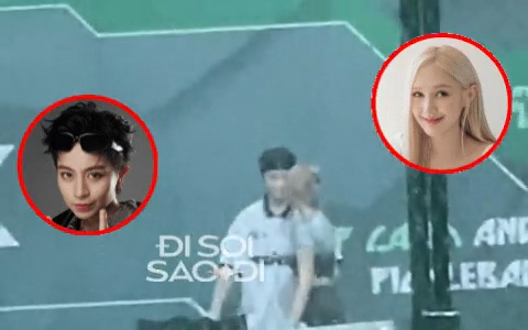 SỐC: Xoài Non và Gil Lê ôm hôn tình tứ trên sân pickleball!