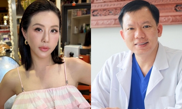 Một hoa hậu nổi tiếng chê bác sĩ Cao Hữu Thịnh kém duyên khi soi mói chuyện sinh đẻ của Xoài Non