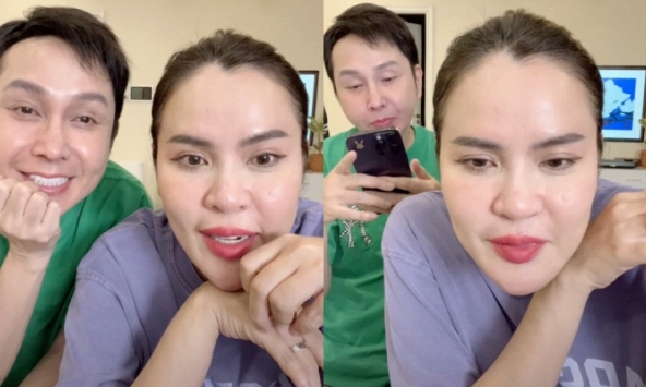 Phương Lê đáp trả bình luận chê Vũ Luân 'trai chưa vợ cặp kè phụ nữ 3 con'