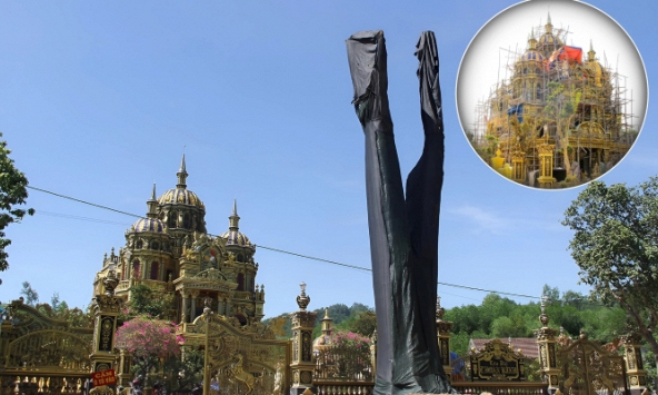 Cây săng lẻ được 'đại gia đồng nát' Nghệ An chi 500 triệu dựng trước lâu đài dát vàng có gì đặc biệt?