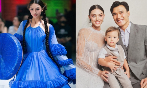 Vợ mẫu tây Bùi Tiến Dũng khiến tất cả phải ngỡ ngàng với khả năng nói tiếng Việt 