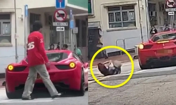 Nam ca sĩ đình đám lái siêu xe đâm phải cụ già giữa đường rồi bỏ trốn