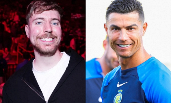 Mr Beast - YouTuber giàu nhất thế giới từng không biết Ronaldo là ai, giờ thì anh đã biết siêu sao bóng đá đẳng cấp cỡ nào
