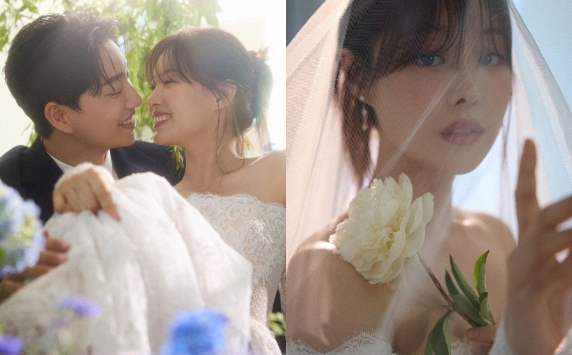 Ảnh cưới khiến cả MXH xúc động của nữ ca sĩ đình đám và bạn trai khuyết tật