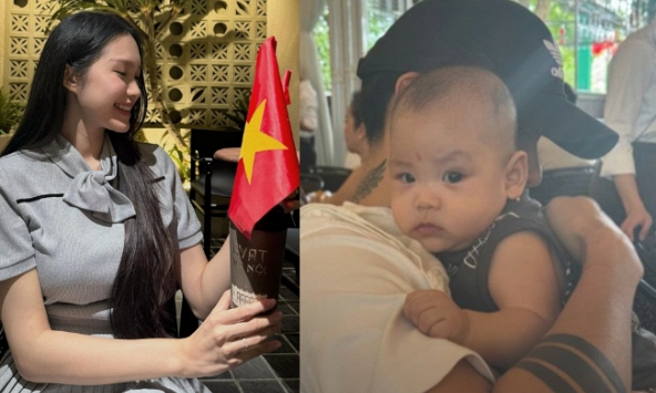 Đoàn Văn Hậu đưa vợ con đi chơi ngày lễ, vẻ ngoài của Doãn Hải My khi bị ốm gây chú ý