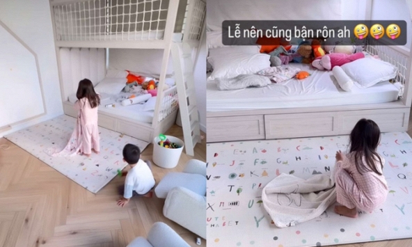 Hồ Ngọc Hà tiết lộ thói quen của cặp sinh đôi Lisa - Leon, ai nhìn cũng khen bố mẹ khéo dạy