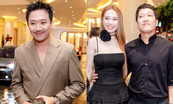 Dàn sao đổ bộ đám cưới Anh Đức: Nhã Phương - Trường Giang 'tươi rói', Trấn Thành xuất hiện lẻ bóng thiếu vắng Hari Won