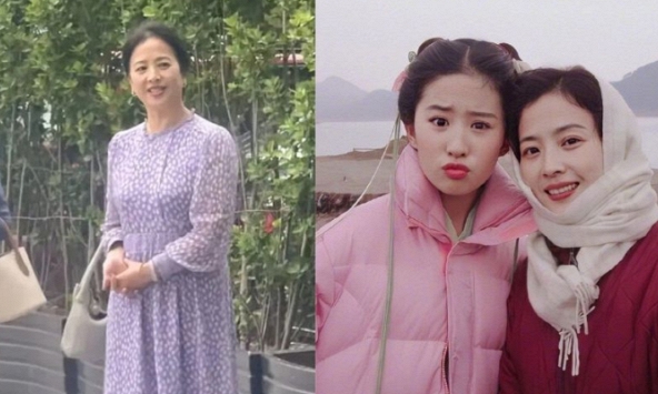 Nhan sắc mẹ Lưu Diệc Phi trước ống kính 'team qua đường', khí chất đẳng cấp hơn cả con gái