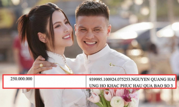 Đã có kết quả sao kê từ thiện của Quang Hải, thêm tiền bán xe tổng số tiền ủng hộ là bao nhiêu?