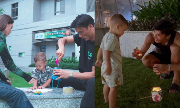 'Thủ môn quốc dân' giàu nhất nhì làng bóng Việt nhưng trung thu lại tặng con món quà siêu đơn giản, lý do khiến ai cũng gật gù khen hay