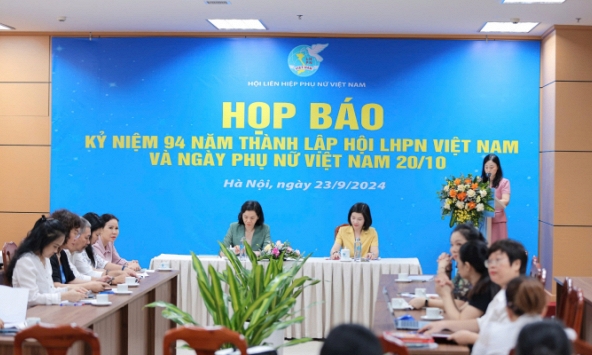 Hội Liên hiệp Phụ nữ Việt Nam triển khai nhiều hoạt động ý nghĩa hướng tới kỷ niệm 94 năm thành lập 