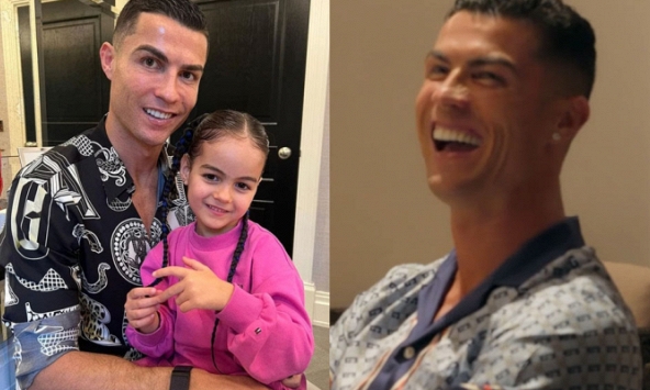 Ronaldo hỏi con gái 7 tuổi rằng tương lai muốn làm nghề gì, ngỡ ngàng với câu trả lời nhận được