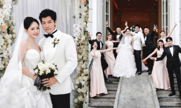 Nữ diễn viên đình đám châu Á xả loạt ảnh đám cưới 'vừa đẹp vừa vui'