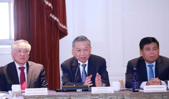 Tổng Bí thư, Chủ tịch nước Tô Lâm dự tọa đàm với các doanh nghiệp hàng đầu Hoa Kỳ