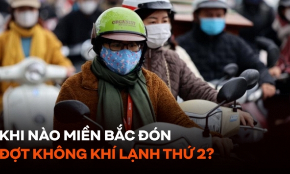 Khi nào miền Bắc đón đợt không khí lạnh thứ 2?