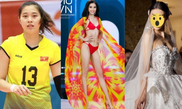 Màn lột xác ngoạn mục của hoa khôi bóng chuyền Đặng Thu Huyền: Từ VĐV thành top 10 hoa hậu rồi hóa 'cô dâu' đẹp nhất