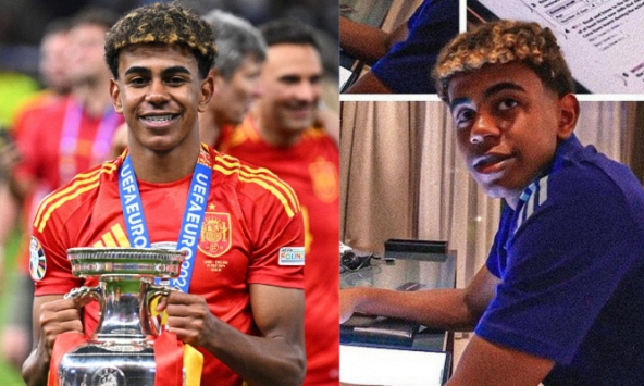  Thần đồng 16 tuổi Lamine Yamal vừa làm bài tập về nhà vừa thi đấu vẫn vô địch Euro, xô đổ kỷ lục của “vua bóng đá” Pele