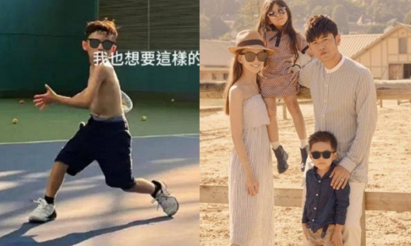 Con trai Châu Kiệt Luân mới 7 tuổi đã gây bão với khoảnh khắc chơi thể thao cực ngầu