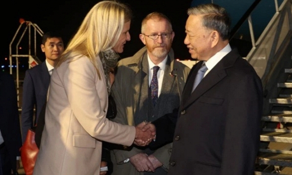 Tổng Bí thư, Chủ tịch nước Tô Lâm bắt đầu thăm cấp nhà nước Ireland