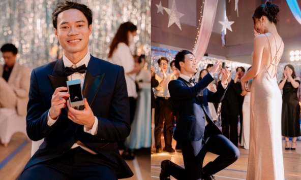 Ảnh nét căng màn cầu hôn gây sốt cõi mạng của cầu thủ Văn Toàn, cô gái may mắn ấy là ai?