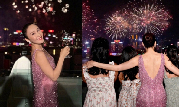 'Đệ nhất mỹ nhân TVB' Lê Tư khoe hình đón sinh nhật bên gia đình, bóng lưng 3 cô con gái gây sốt cõi mạng