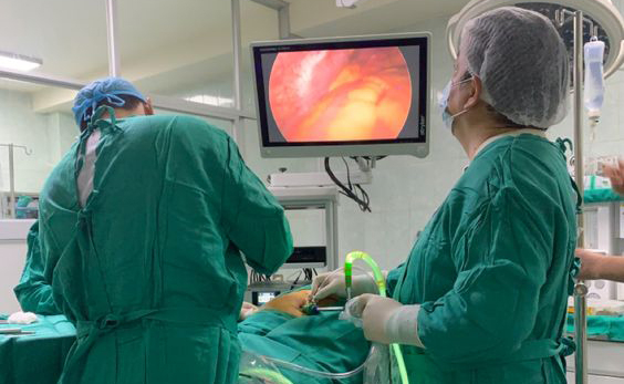 Sốc: Lấy ra sinh vật sống dài 65cm từ người đàn ông nhập viện vì đau bụng mãi không khỏi