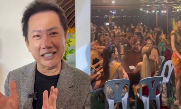 Phía Miss Grand Cambodia tung loạt ảnh chứng minh ông Nawat mới là người gây ra cảnh tượng 'nhếch nhác' của Miss Grand International