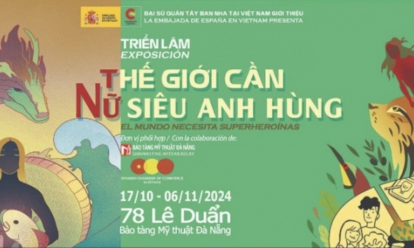 Triển lãm truyện tranh của các nữ tác giả' Thế giới cần nữ siêu anh hùng'