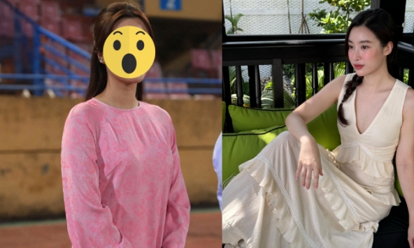 “Cam thường check” nhan sắc hoa hậu Đỗ Mỹ Linh ngoài sân bóng sau nghi vấn phẫu thuật thẩm mỹ