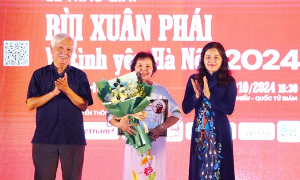 Nữ Tiến sĩ Đào Thị Diến đoạt Giải Tác phẩm “Giải thưởng Bùi Xuân Phái - Vì tình yêu Hà Nội” 2024