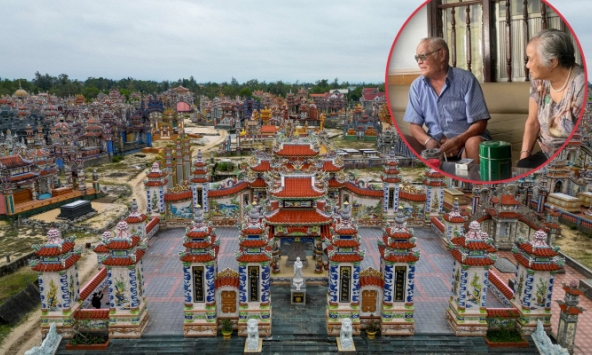 Gia cảnh bất ngờ của đôi vợ chồng U90 chi 3 tỉ đồng xây lăng mộ ở Huế: Có 9 người con đều định cư ở Mỹ