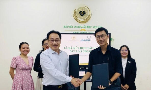 Lễ ký kết hợp tác giữa Hiệp hội Văn hóa Ẩm thực Việt Nam và 2D&ONE