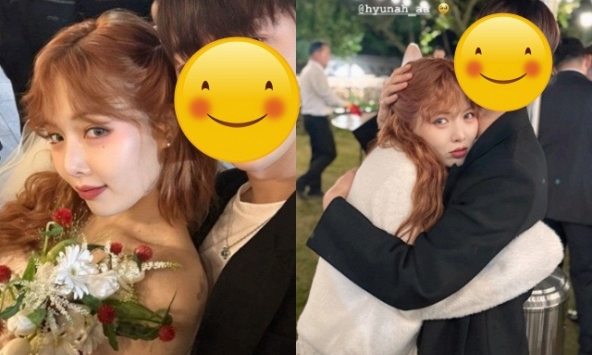 Từng cạch mặt vì một người đàn ông, Hyuna và sao nam đình đám làm hòa ngay tại đám cưới?