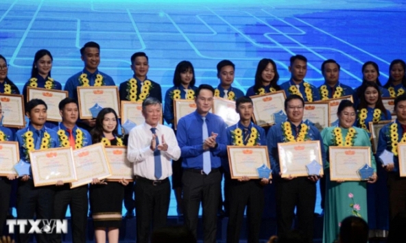 Trung ương Hội Liên hiệp Thanh niên Việt Nam trao giải thưởng 85 thanh niên tiêu biểu xuất sắc