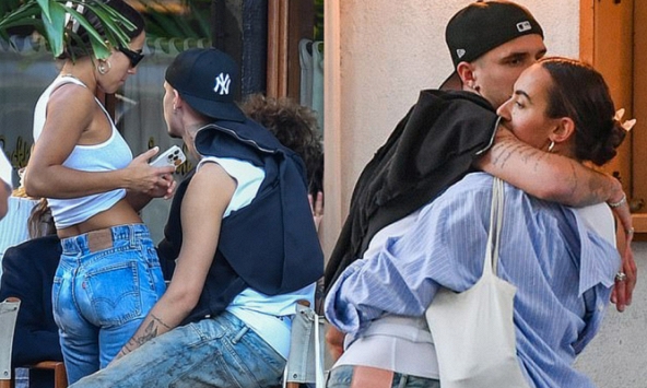 'Tóm dính' con trai Beckham tình tứ cùng bạn gái mới giữa phố, danh tính cô nàng gây chú ý