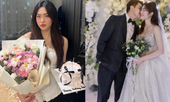 Hoa khôi bóng chuyền Việt Hương đón sinh nhật đặc biệt bên chồng thiếu gia sau đám cưới hoành tráng nhất phố núi