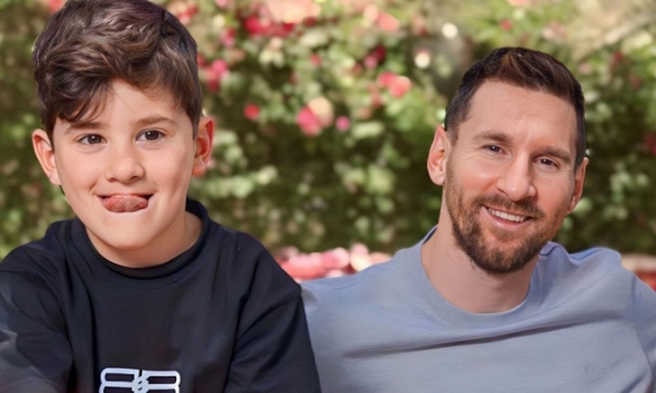 Dàn cầu thủ nhí “tươi hết cỡ” vì được chụp cùng Messi, cậu út 6 tuổi lại có hành động khiến tất cả bật cười