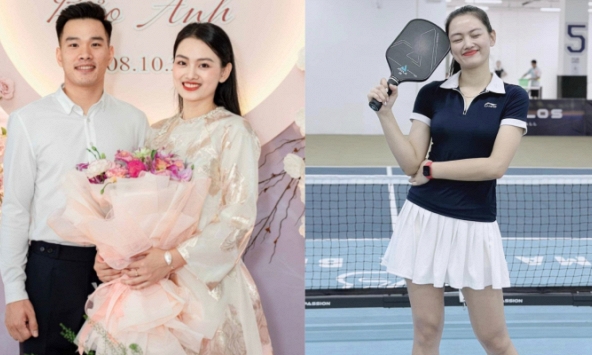 Ra sân pickleball hẹn hò, anh chàng cưới luôn được vợ hoa khôi 