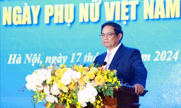 Thủ tướng Phạm Minh Chính: Tạo nên bức tranh đẹp, giàu bản sắc của Phụ nữ Việt Nam