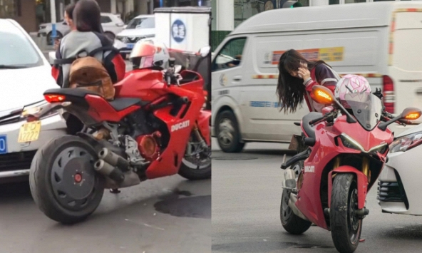 Va chạm xe nhưng ai cũng lo lắng cho tài xế ô tô thay vì cô gái xinh đẹp lái moto, tất cả chỉ bởi một chi tiết