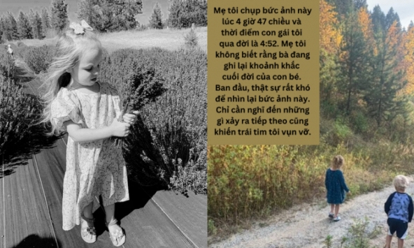 Người bà chụp lại khoảnh khắc cháu gái chơi đùa mà không ngờ lại là bức ảnh cuối cùng, thảm họa ập đến sau đó chỉ vài phút