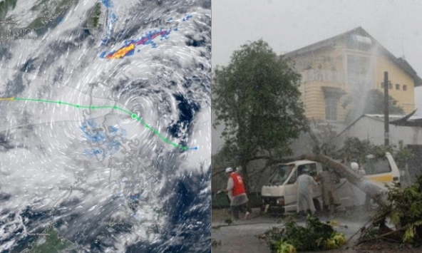 Bão Trà Mi tăng cấp 'chóng mặt', tiến thẳng vào biển Đông, có thể đạt cường độ cực đại giật cấp 15