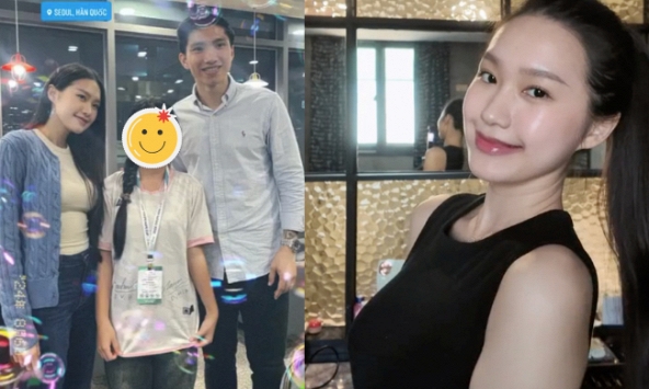 Doãn Hải My lộ nhan sắc thật qua camera của 'team qua đường' khi đi cùng Văn Hậu, có khác ảnh tự đăng?